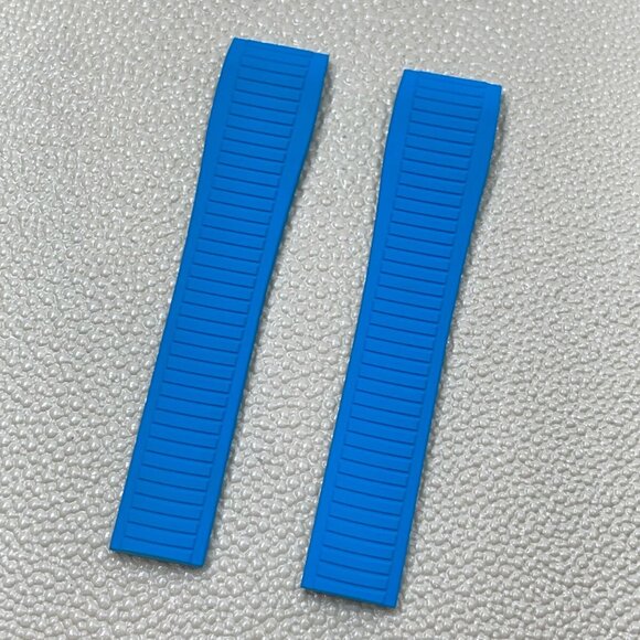 Tempomat FKM Vulcanized Sky Blue Rubber Strap for Patek Aquanaut 5167 Patek 5164
